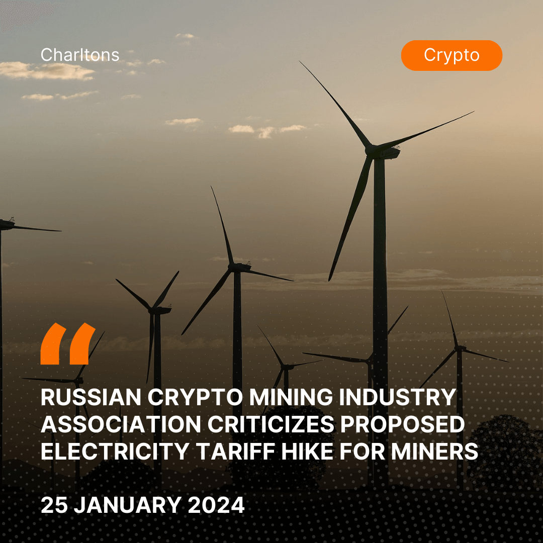 Russian Crypto Mining Industry Association Criticizes Proposed Electricity Tariff Hike for Miners