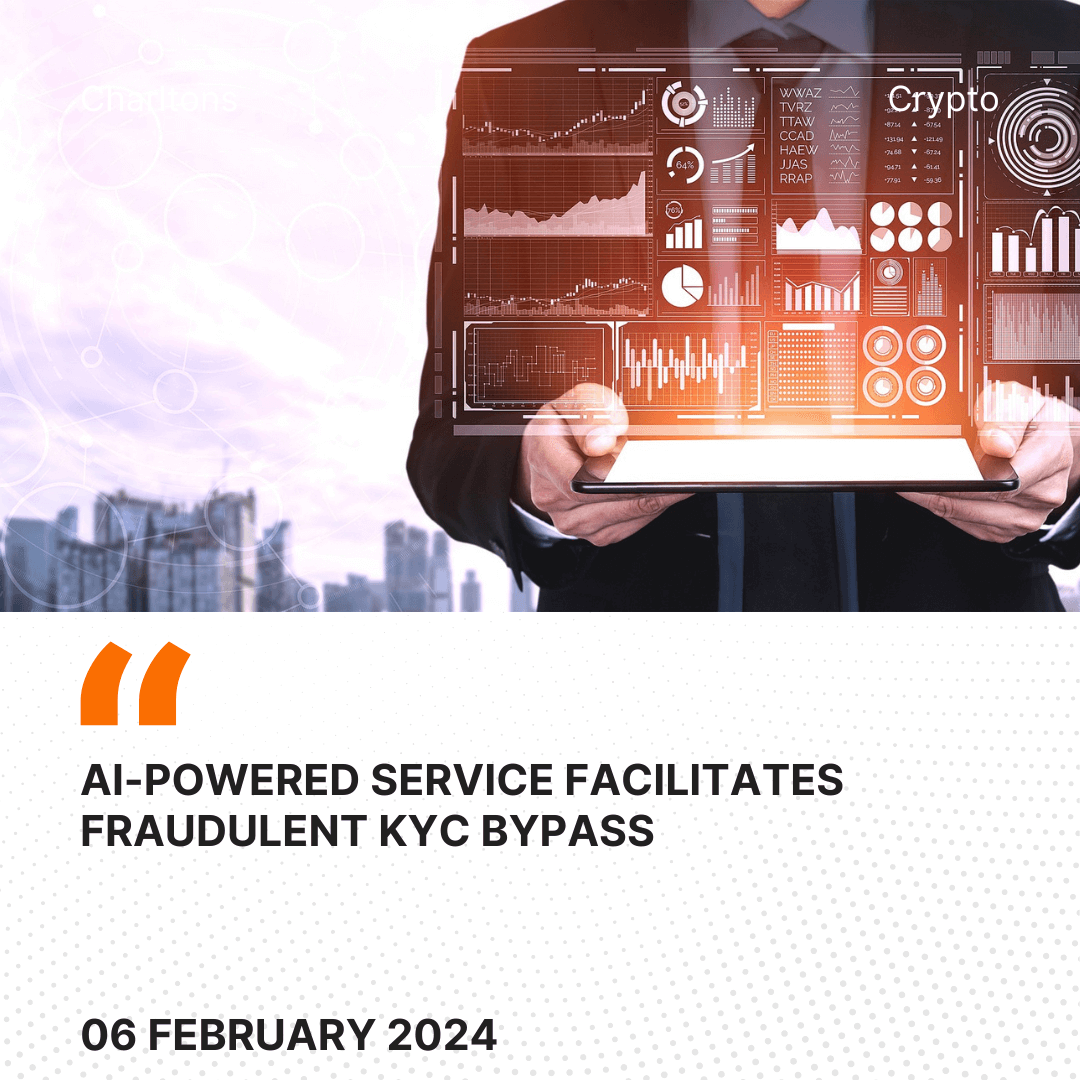 AI-Powered Service Facilitates Fraudulent KYC Bypass