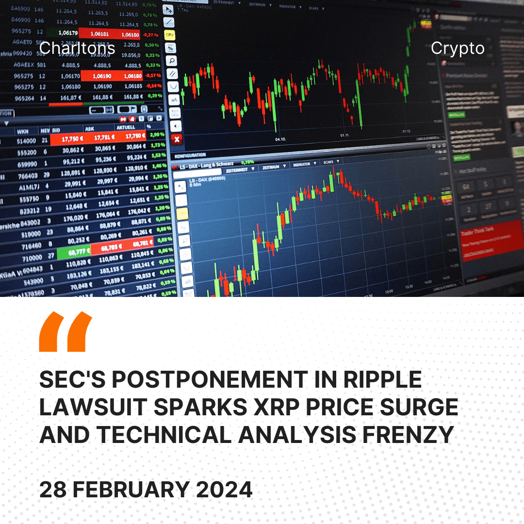 SEC’s Postponement in Ripple Lawsuit Sparks XRP Price Surge and Technical Analysis Frenzy