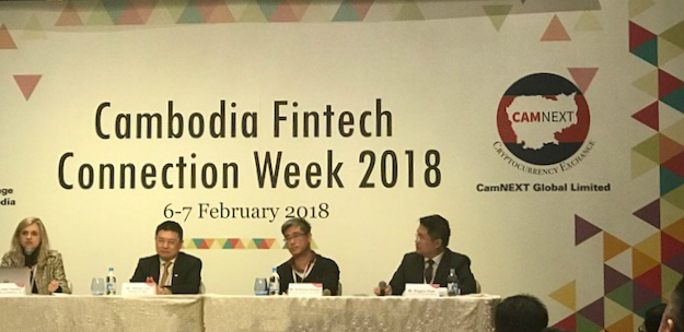 Julia Charlton panellist at Cambodia Fintech Connection Week in Hong Kong