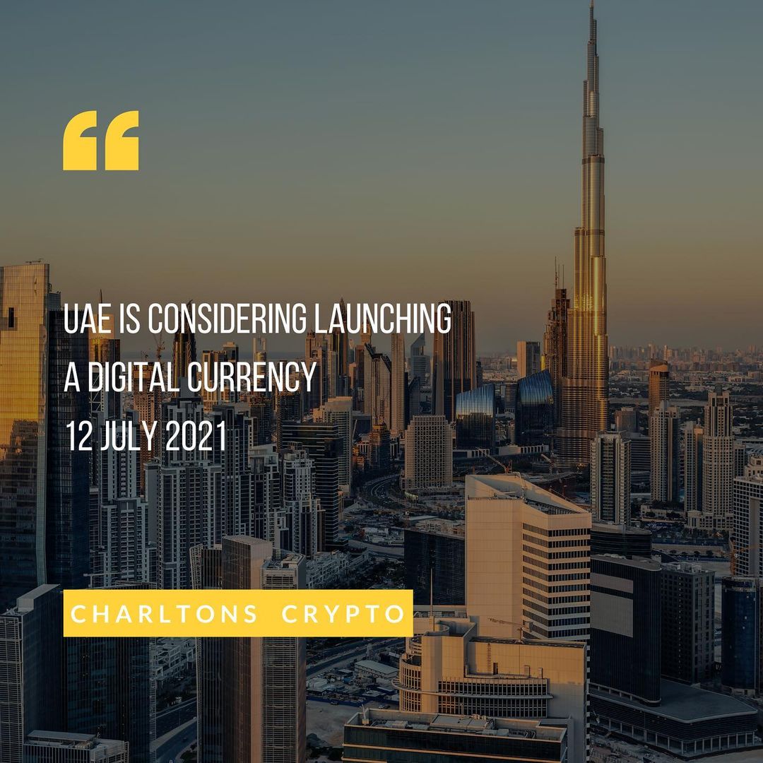 UAE is considering launching a digital currency 12 July 2021