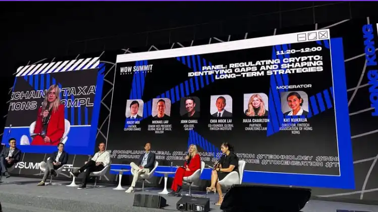 Julia Charlton spoke as a panellist on Crypto Regulations and Strategies at the WOW Summit Julia Charlton spoke as a panellist on Crypto Regulations and Strategies at the WOW Summit