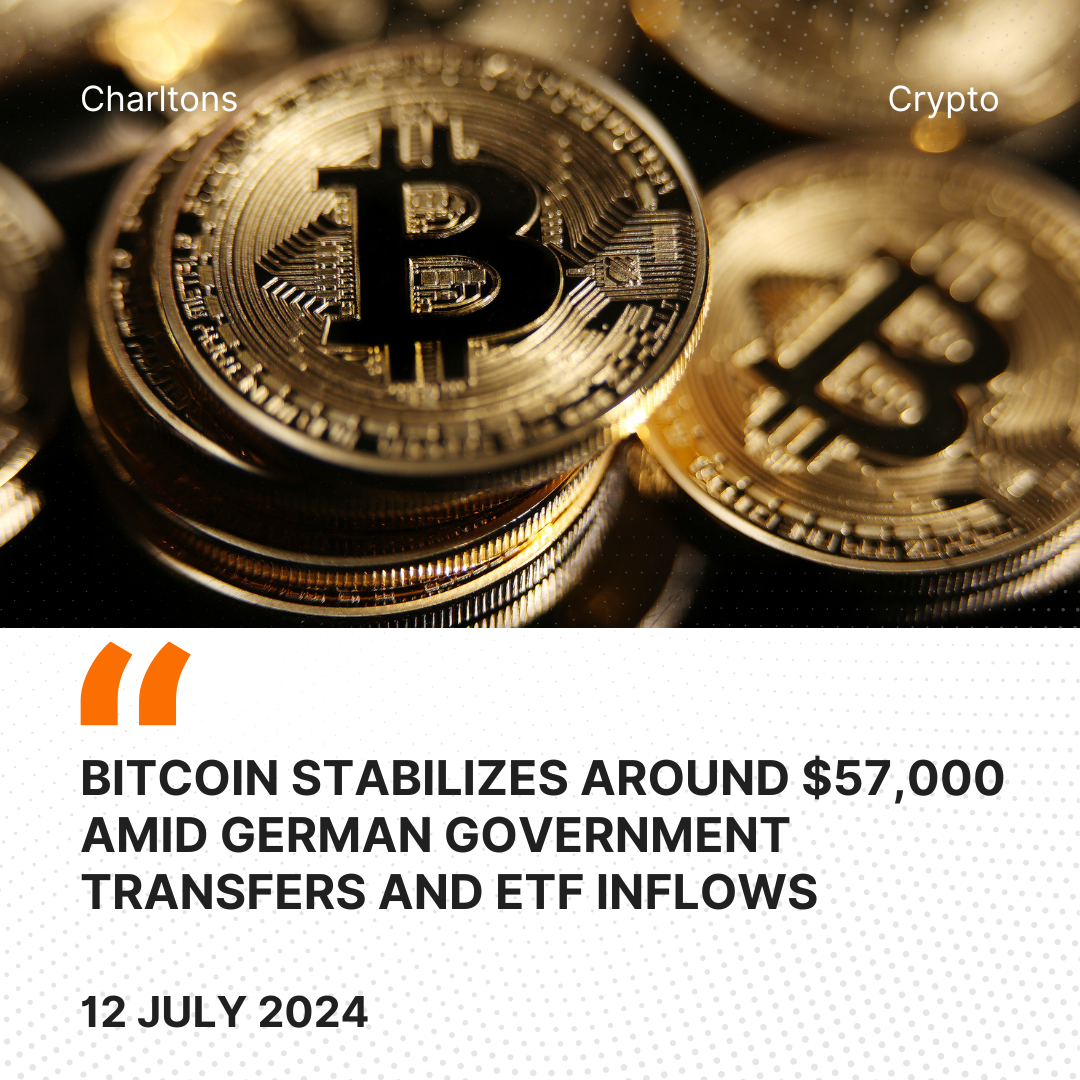 Bitcoin Stabilizes Around ,000 Amid German Government Transfers and ETF Inflows