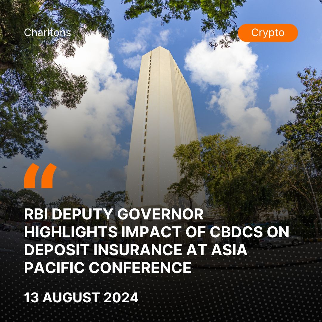 RBI Deputy Governor Highlights Impact of CBDCs on Deposit Insurance at Asia Pacific Conference