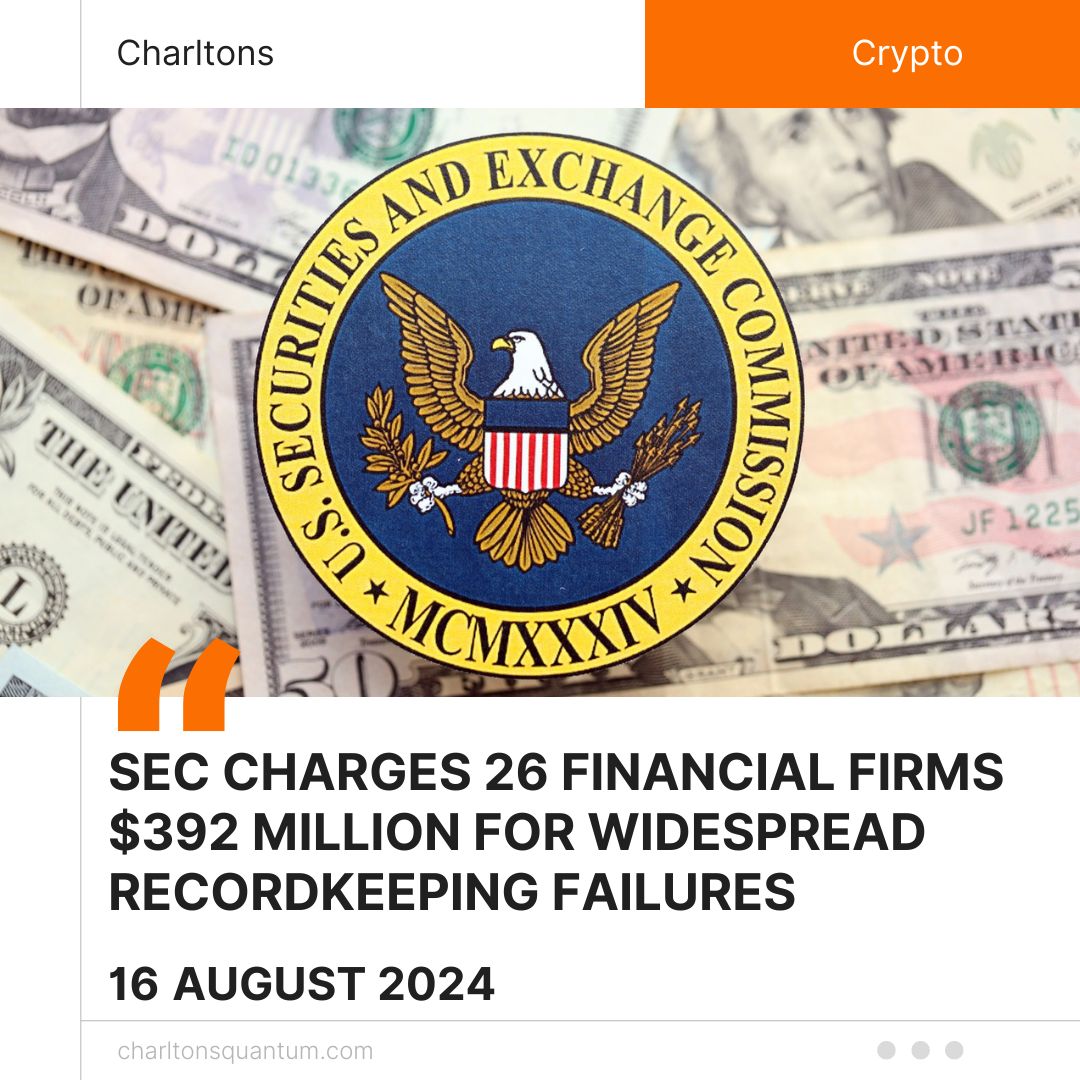 SEC Charges 26 Financial Firms 2 Million for Widespread Recordkeeping Failures