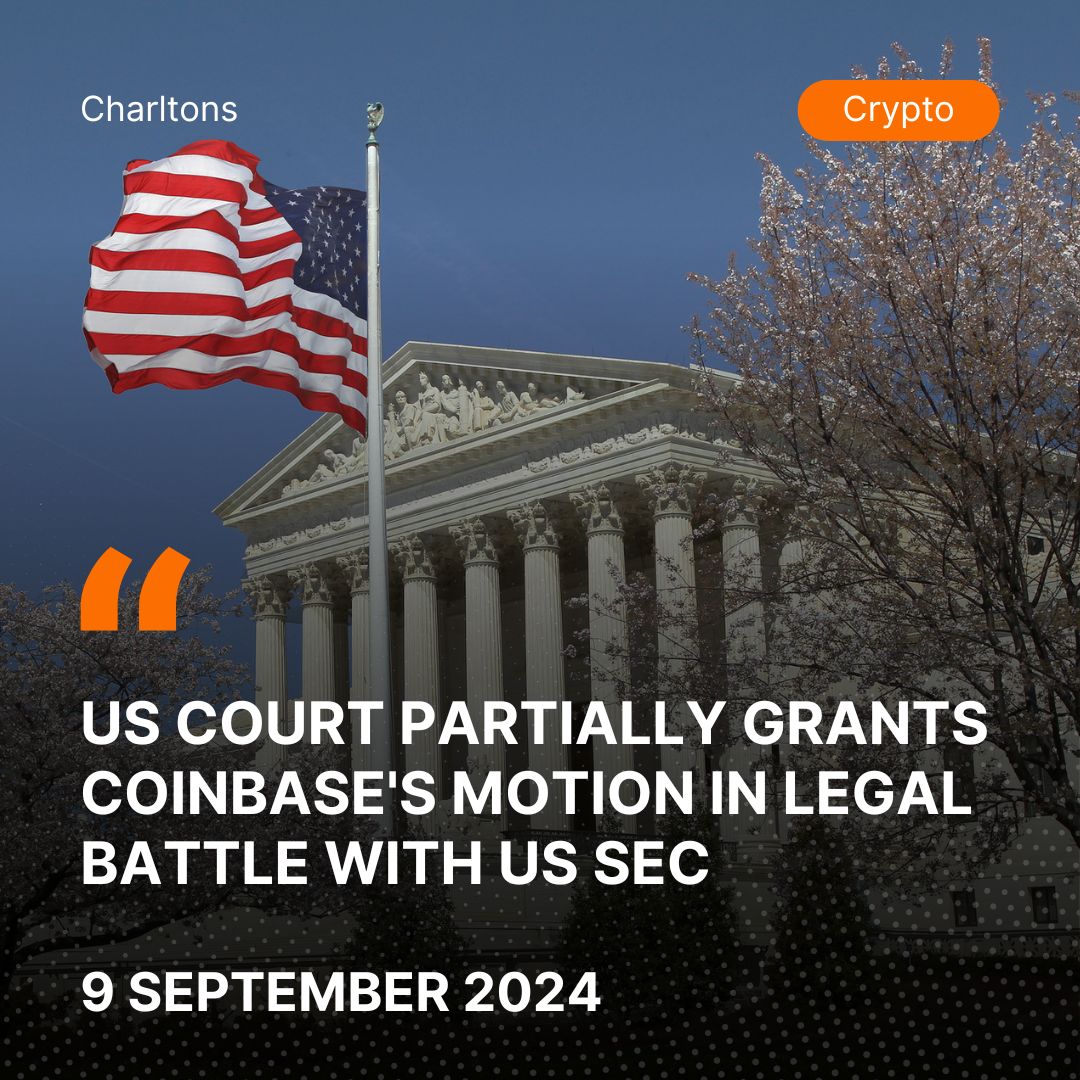 US Court Partially Grants Coinbase's Motion in Legal Battle with US SEC