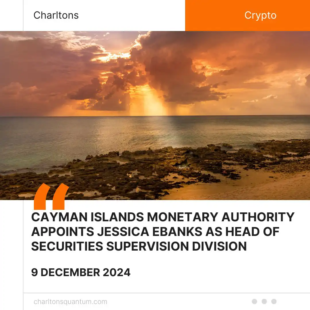 Cayman Islands Monetary Authority Appoints Jessica Ebanks as Head of Securities Supervision Division