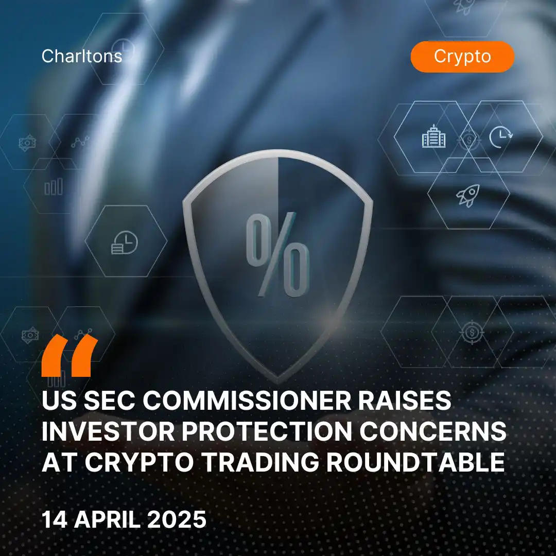 US SEC Commissioner Raises Investor Protection Concerns at Crypto Trading Roundtable