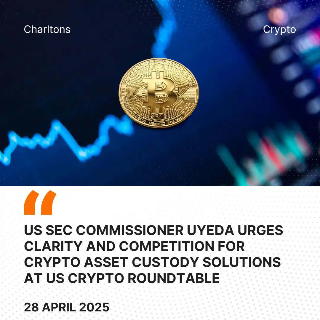 US SEC Commissioner Uyeda Urges Clarity and Competition for Crypto Asset Custody Solutions at US Crypto Roundtable