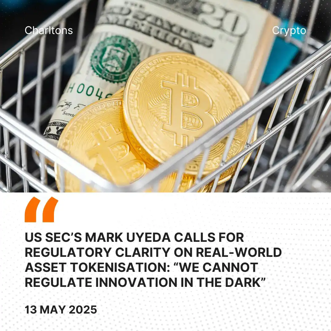 US SEC’s Mark Uyeda Calls for Regulatory Clarity on Real-World Asset Tokenisation: “We Cannot Regulate Innovation in the Dark”