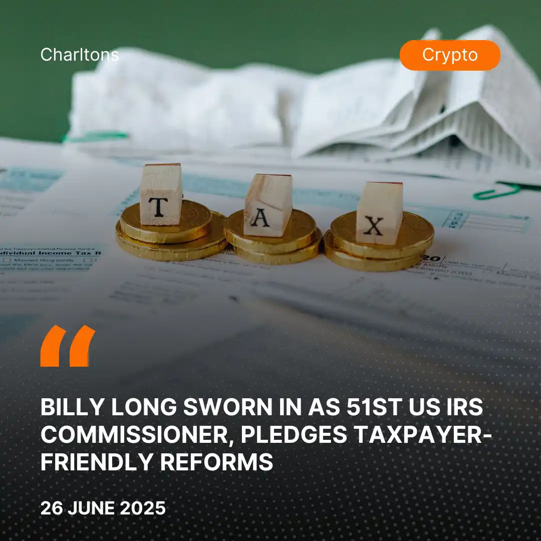 Billy Long Sworn in as 51st US IRS Commissioner, Pledges Taxpayer-Friendly Reforms