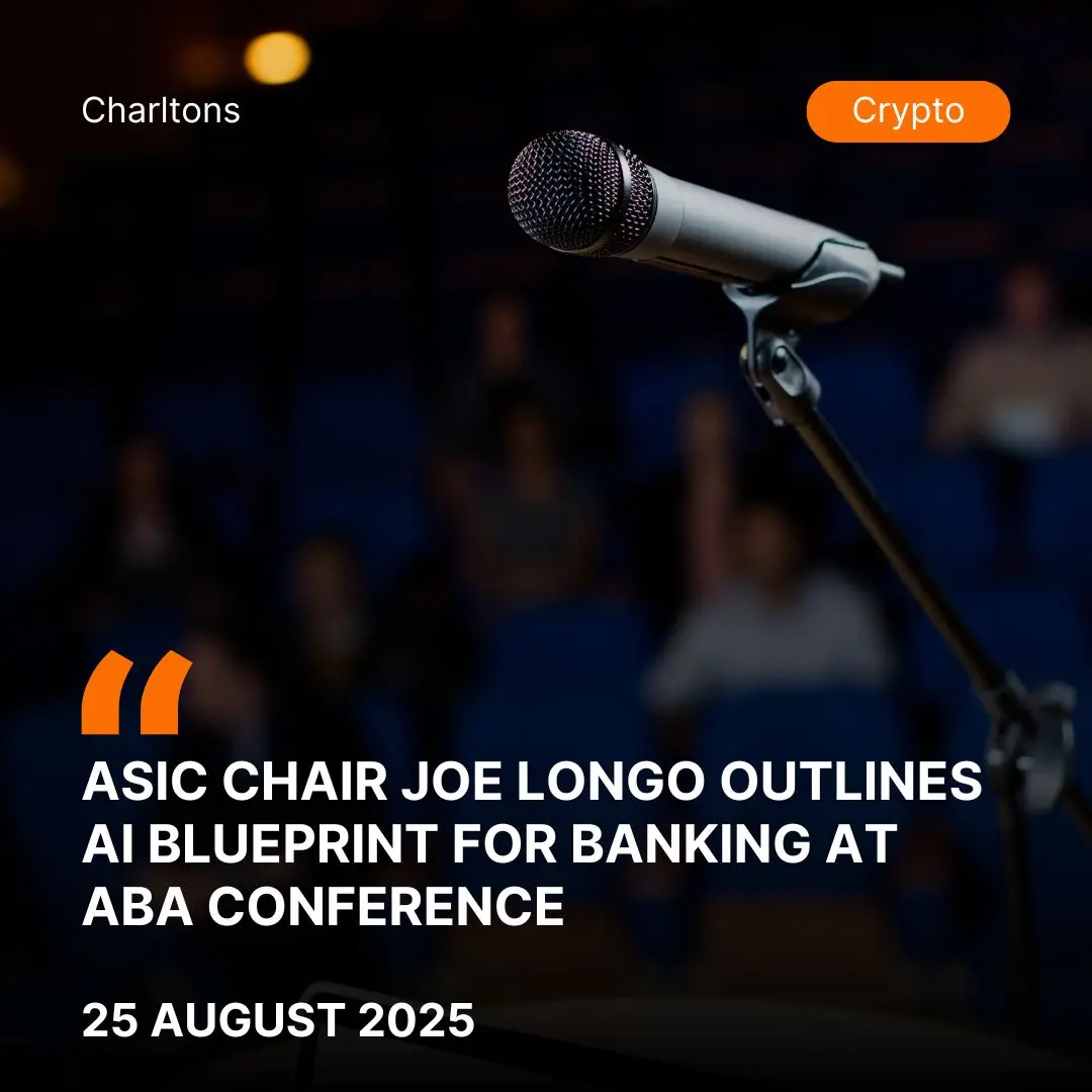 ASIC Chair Joe Longo Outlines AI Blueprint for Banking at ABA Conference