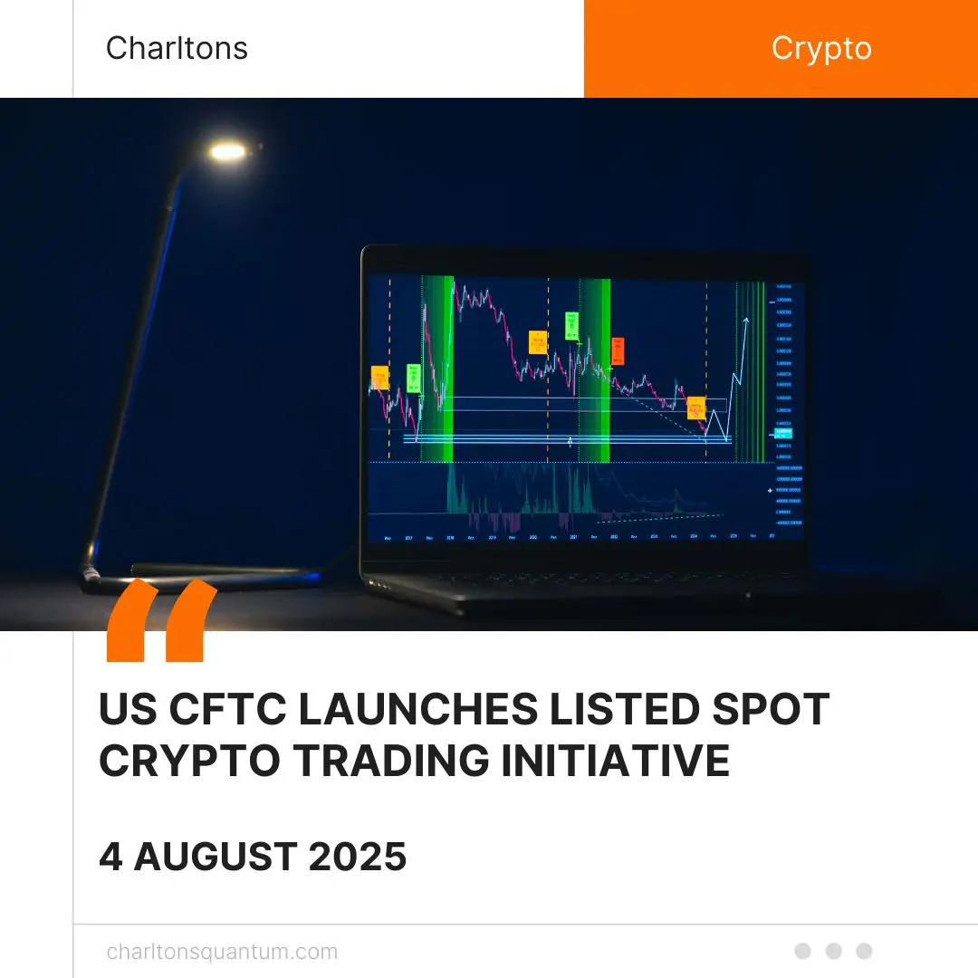 US CFTC Launches Listed Spot Crypto Trading Initiative