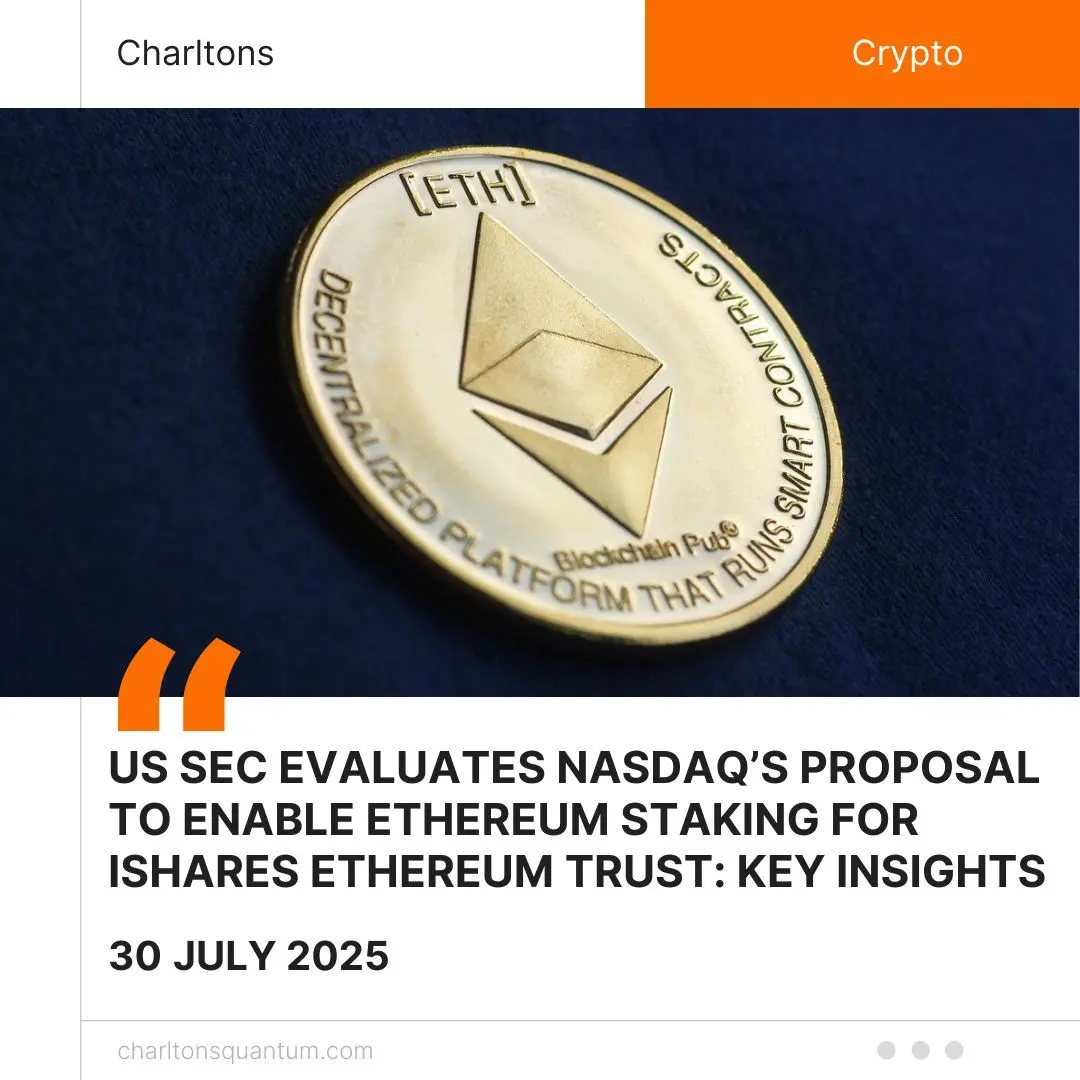 US SEC Evaluates Nasdaq’s Proposal to Enable Ethereum Staking for iShares Ethereum Trust: Key Insights
