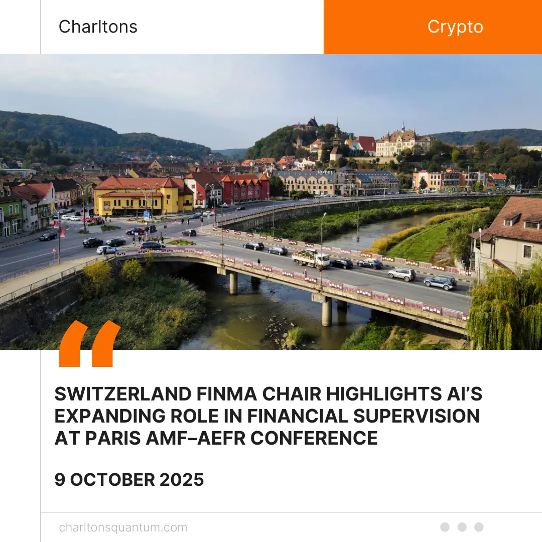 Switzerland FINMA Chair Highlights AI’s Expanding Role in Financial Supervision at Paris AMF–AEFR Conference Switzerland FINMA Chair Highlights AI’s Expanding Role in Financial Supervision at Paris AMF–AEFR Conference
